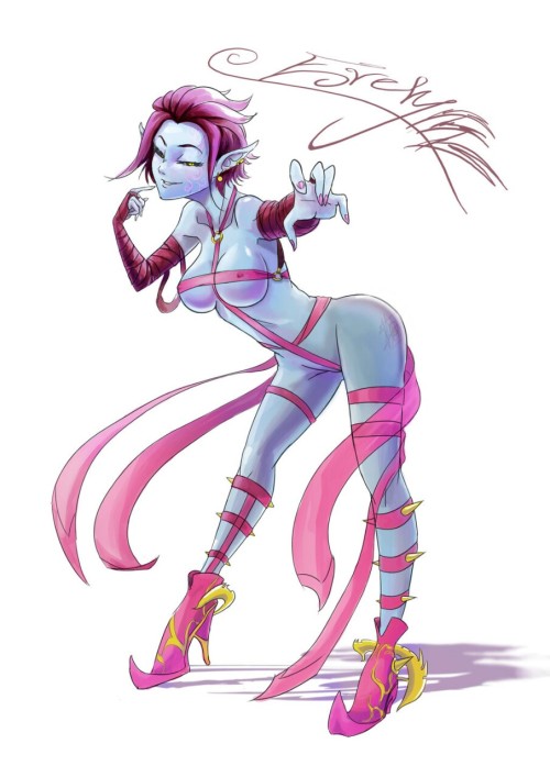 pornislikeairimportant:  League of legends- Left to right top to bottom(Nidalee, Katarina, Sona, Riven,Ahri, Evelynn. 