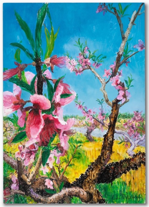 thunderstruck9: Zhou Chunya (Chinese, b. 1955), Somewhere Peach Blossoms Bloom, 2010. Oil on canvas,