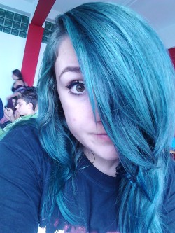 green hair… welcome to my life