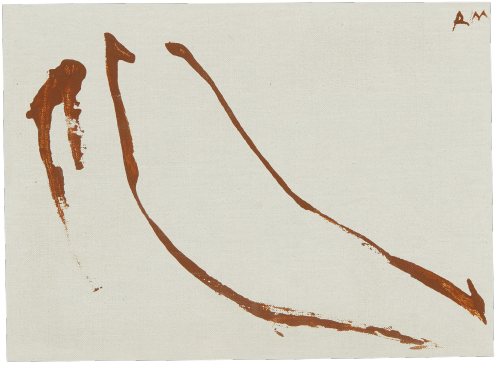 ochyming: ROBERT MOTHERWELL 1915-1991   NUDE, November 1964    Acrylic on canvas boar