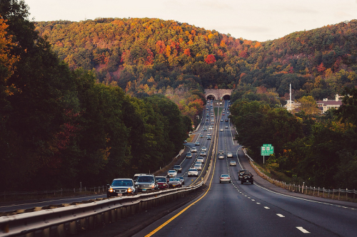 autumnleaves-and-winterfreeze:Merritt Parkway by Ralph Cherubin