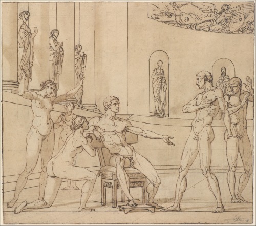 The Clemency of AugustusFrançois André Vincent (French; 1746–1816)ca. 1787–88Pen and brown ink, brus