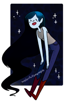 waterfallsnymph:I kinda touched up a Marceline