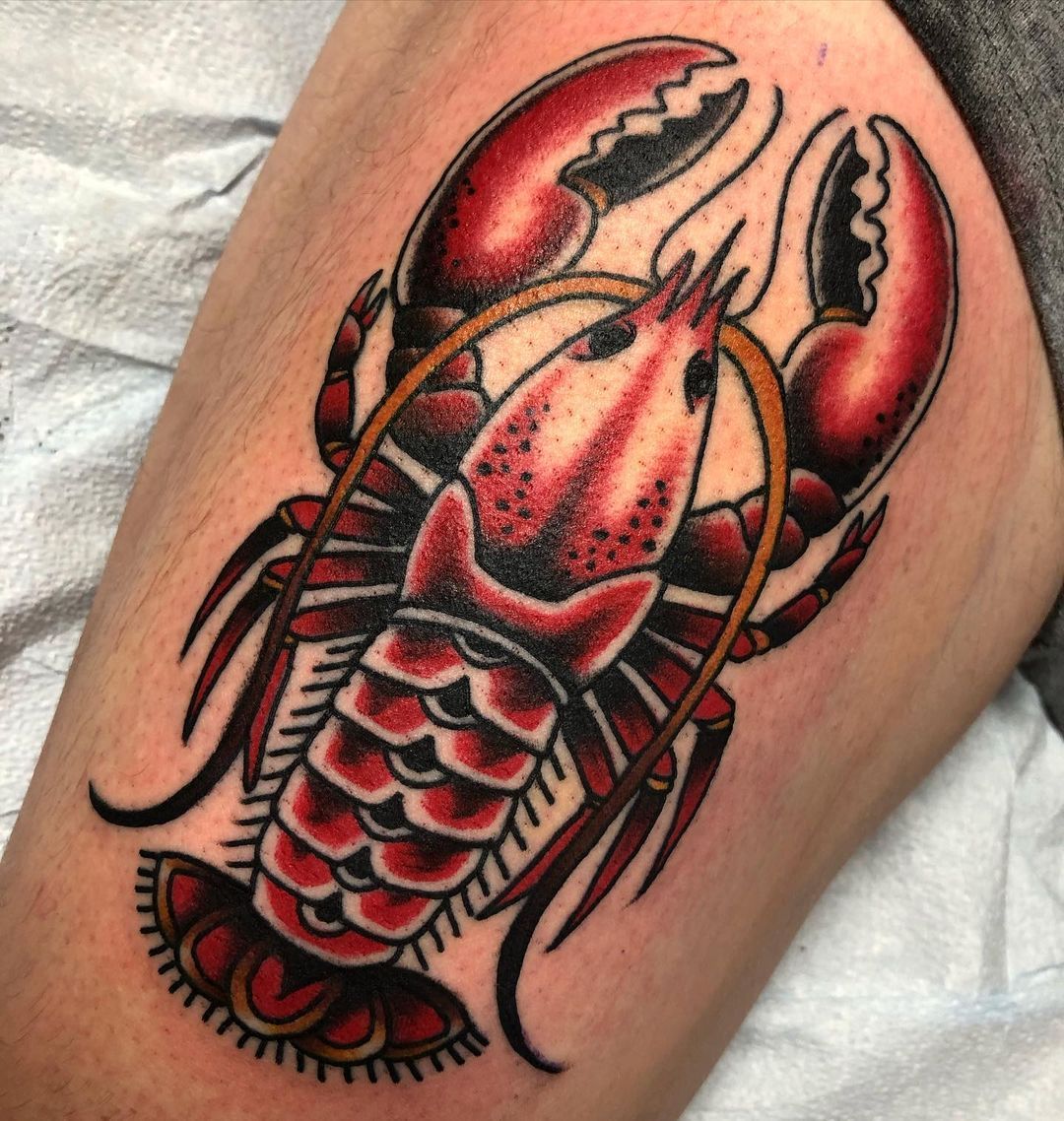 so good  Lobster tattoo Tattoos Traditional tattoo