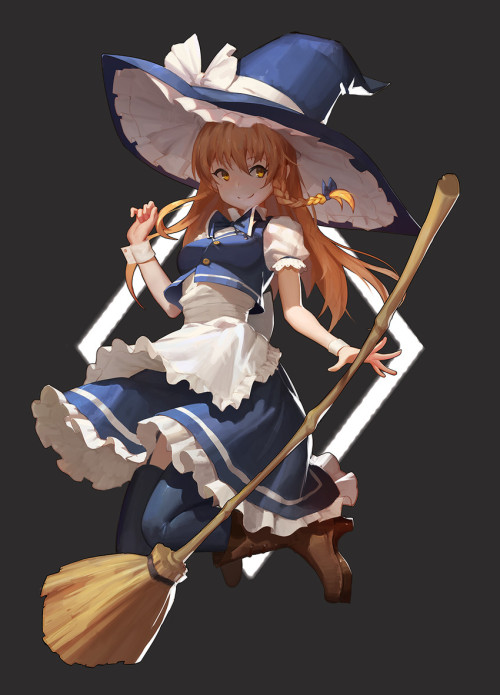 ellenwitch:  ※Permission was granted by the artist to upload their works     Seinen | 霧雨魔理沙