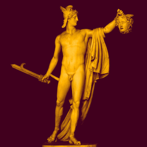 Perseus Holding Medusa’s HeadPrints and Merch available here@society6 @society6picks