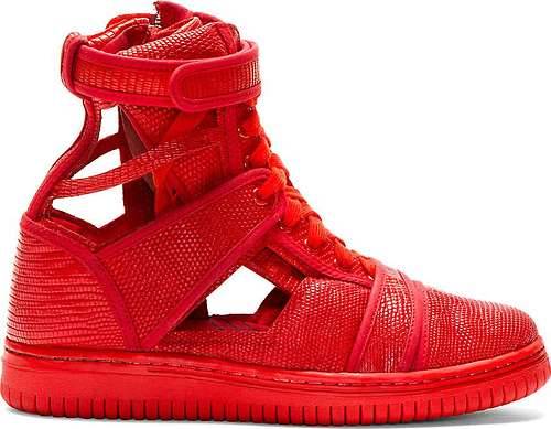 High Heels Blog wantering-blog: Sick Couture Sneakers  Christian Peau Red… via Tumblr