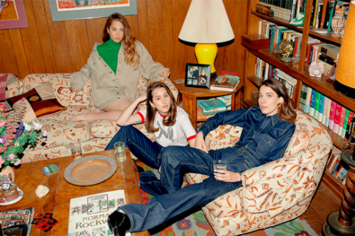 furioas: Haim photographed by Sarah Bahbah for SSENSE