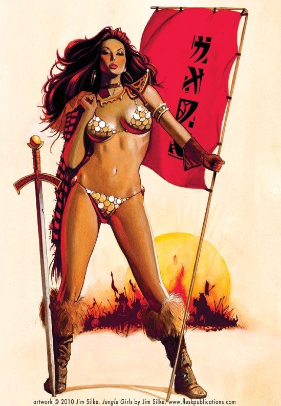 badass&ndash;babes-deactivated201701: Red Sonja by Jim Silke  