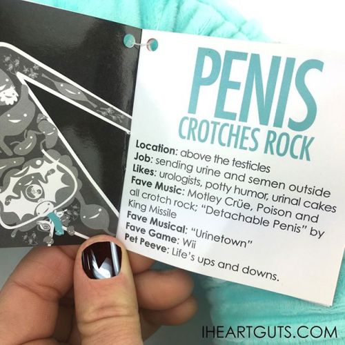 Of course our penis loves crotch rock, urinal cakes and playing Wii. Details from our new penis neck