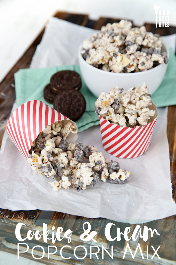 foodffs:  Cookies and Cream Popcorn MixReally nice recipes. Every hour.Show me what