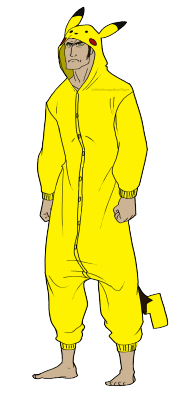 mongoliantiger:  Noatak in a pikachu kigurumi.