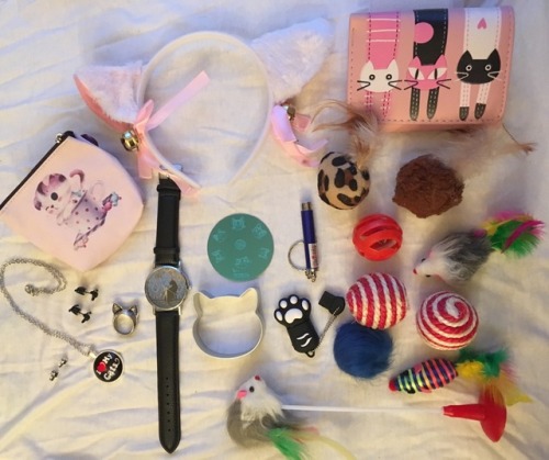 Please consider buying a cat box full of meowtastic toys for your furry friends, or stylish jewelry 