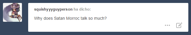 waituntilrespawn:  Mistress: OMG, SHUT HIM UP! Moonlight: Sorry, he’s immune to
