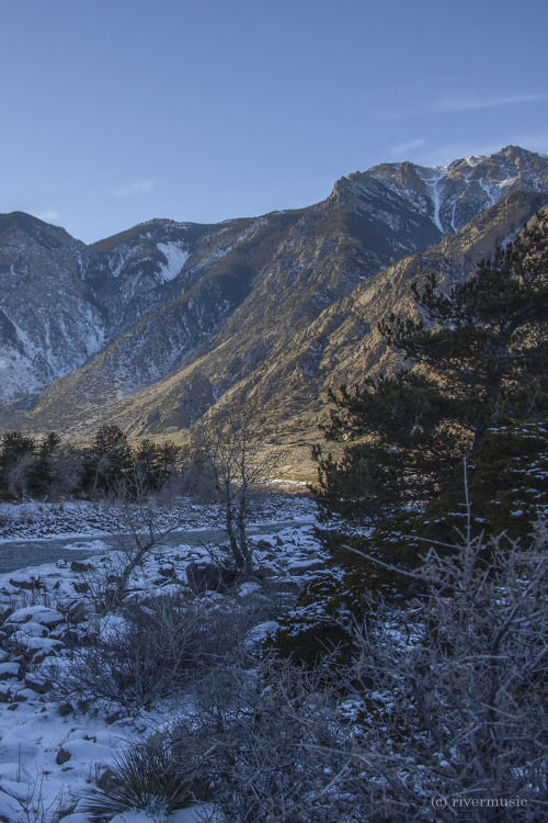 In Clark’s Fork Canyon, Shoshone National Forest, Wyoming: © riverwindphotography, January 2021