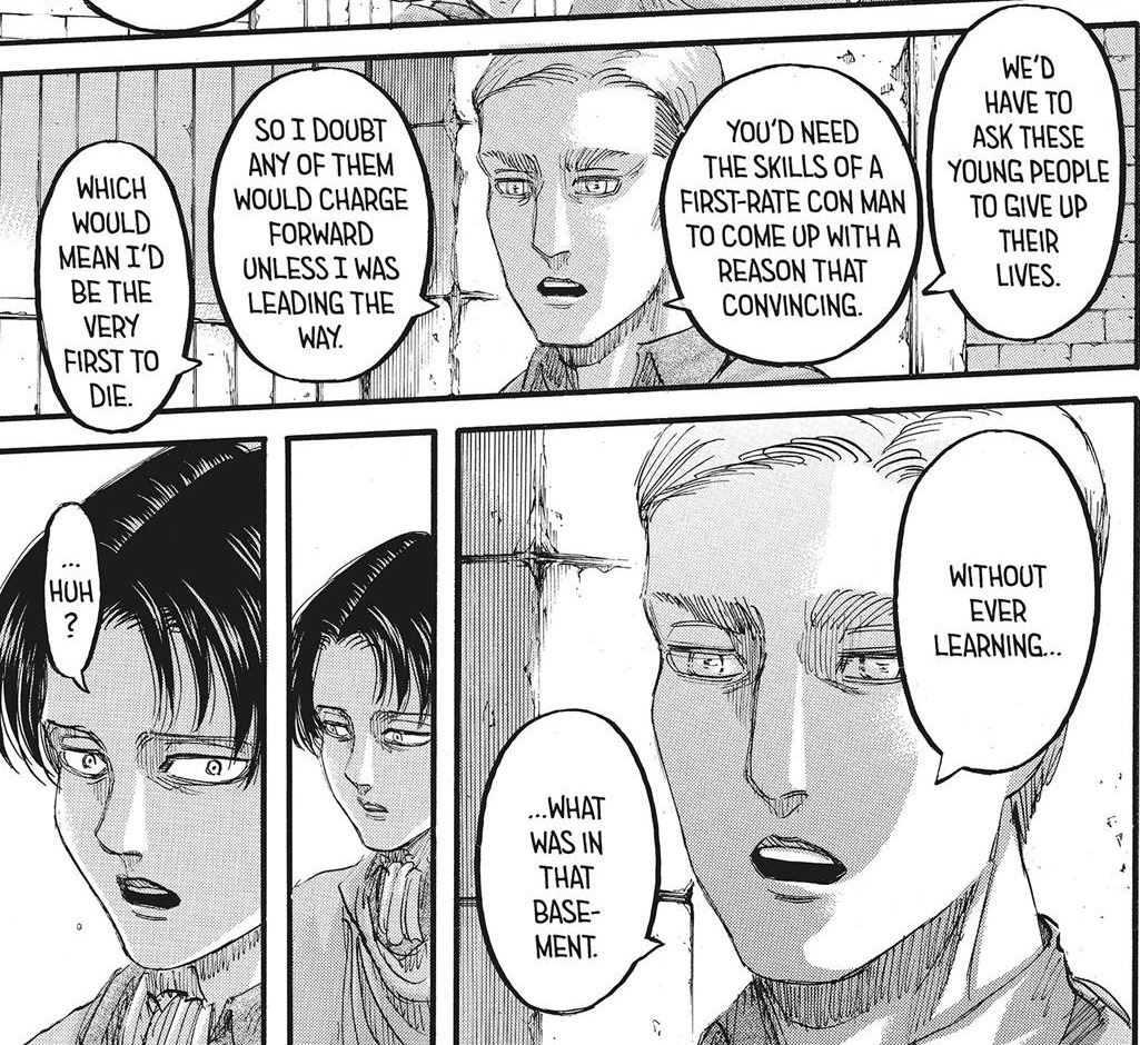 I Just Keep Moving Forward Do You Think Erwin And Levi Might Have Had A