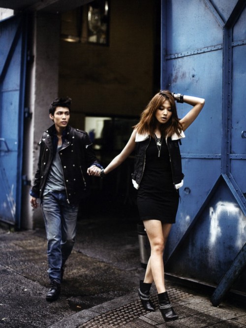 koreanmodel: Choi Ara and Kim Jihoon for Bling Korea Oct 2013 by Woo Young Joo