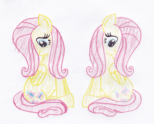 mlp-shipping-challenge:  sketch-elf  sketch-wolf  Ahh, very adorable pictures!