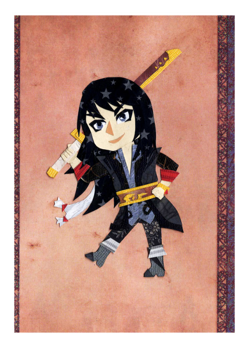 Yuri from Tales of Vesperia in papercraft.