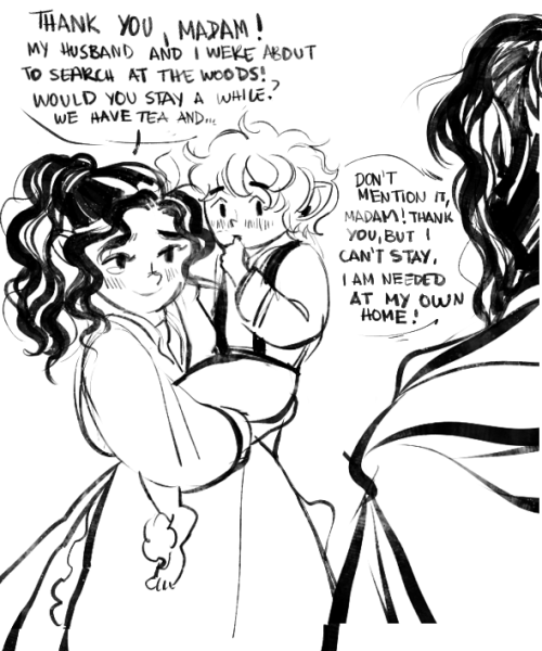 tosquinha:  Just wanted to make a “Dis meets Bilbo” and baby Bilbo happened. I just love all the fandom’s headcanons for Dis <3  