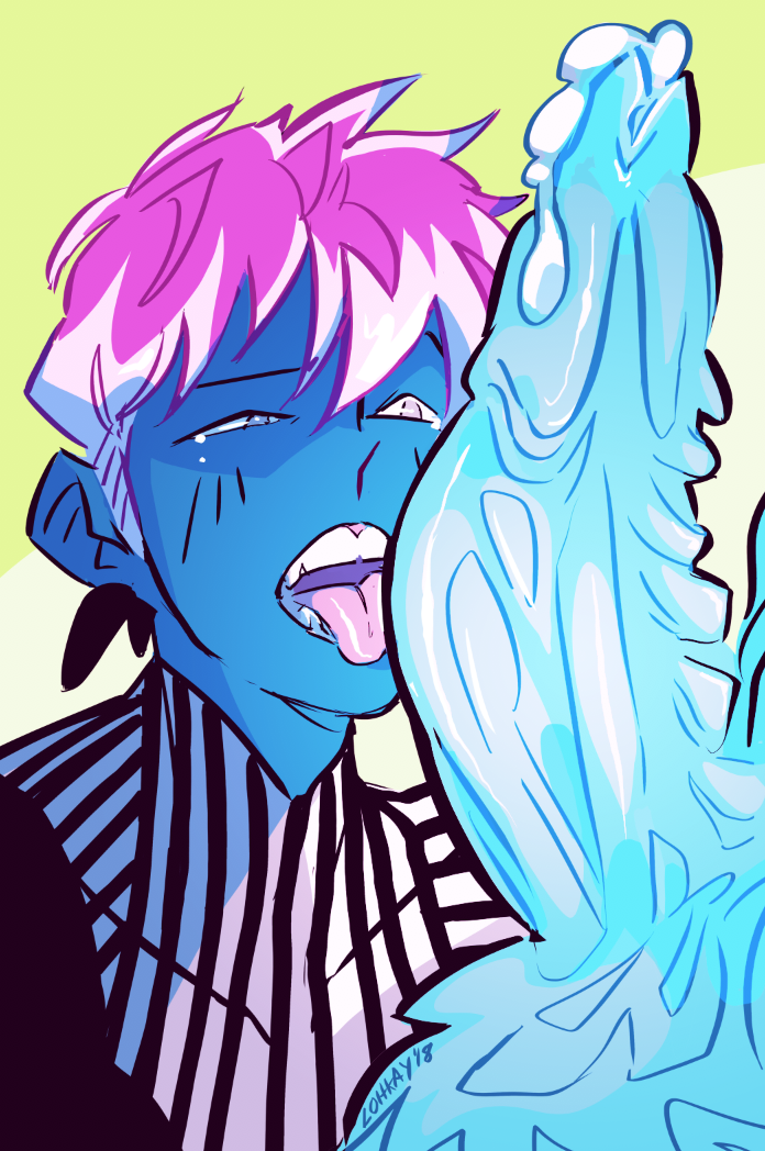 lohkaydraws:  Sen’s from my long term project 1000 Dicks to Death about an immortal