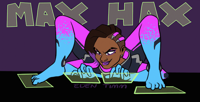 Eden Timm — Sombra wears toe-shoes for MAXIMUM HAX