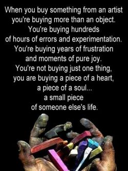 rainamermaid:  iamaleximusprime:  mandopony:  ask-dr-knockout:  To ALL those artists out there who take commissions and sell their art of any type this is for you! If anyone ever tries to argue with your prices show them this! Take pride in your work!
