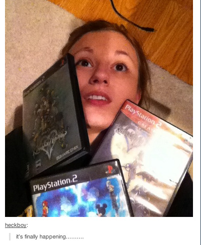 everythingdissolvesinlove:  The Kingdom Hearts fandom at its finest. 