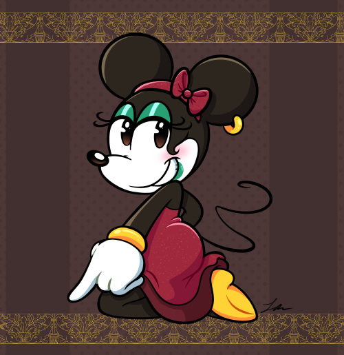 Been reading Disney comics and wanted to draw Minnie in something cute.