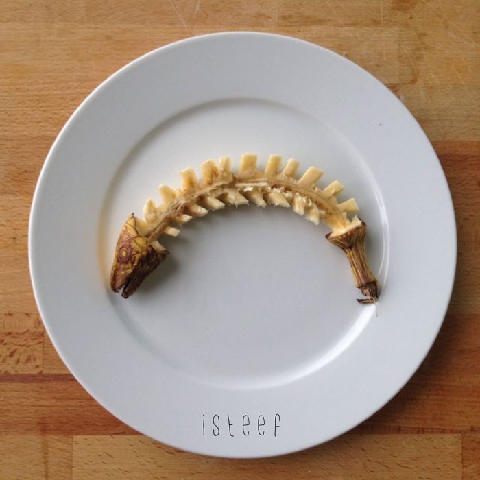 lecometecomete:reincarnatedx:lustt-and-luxury:  boredpanda:Artist Transforms Bananas