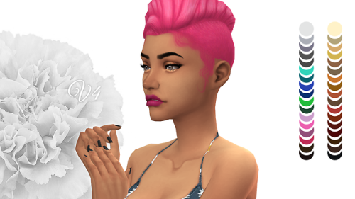 full scalp with edges (Maxis Match/UPDATED) 1-8 Tattoo Covers whole scalp with some edges. plus som