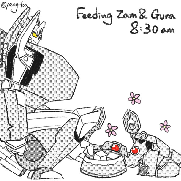 peng-ko:  Breakdown’s daily morning routine. Request by doctorredsnurse. Hope you