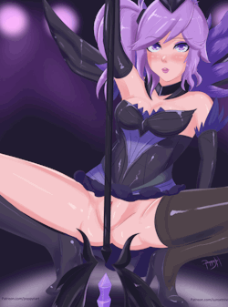 thebunnypuppeteer:  artpoppytart:  Animation finished for Patreon by my wonderful friend @thebunnypuppeteer​! It’s Dark Lux from League of Legends! You can support me here. Patreonŭ+ supporters before DEC 1ST will receive HD versions of Animation