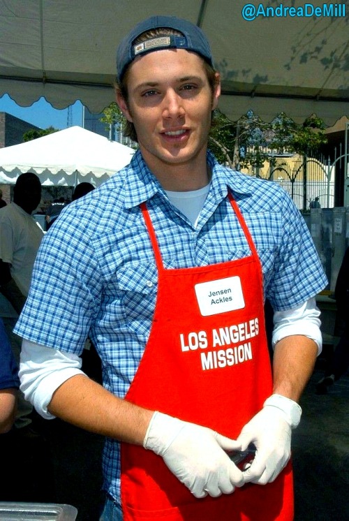 andreademill:   Jensen Ackles at the Los Angeles Celebrities Mission (19.04.2003) Part 1 and 3