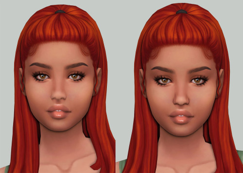 This is @simvaultthings Nose Preset 1Bottom 2 pics are @simvaultthings nosemasks over the nose prese