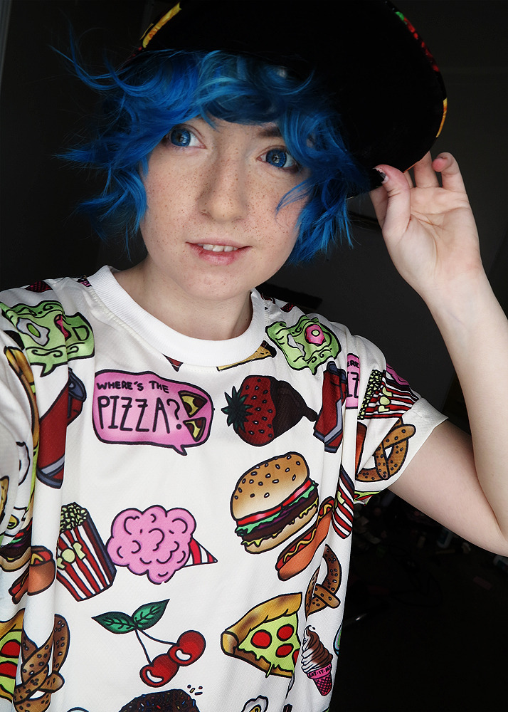 spookihope:  ☆ shirt ☆ shorts ☆ hat ☆