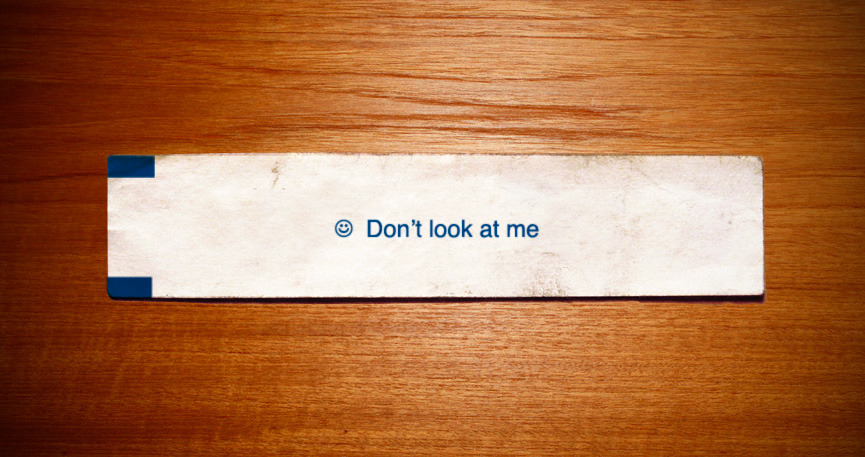 nevver:  Fortune cookie