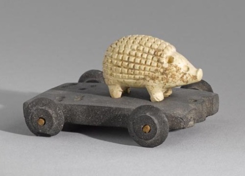 Hedgehog toy from 1500-1200 BC. Found at the temple of Inshushinak in the city of Susa, capital of t