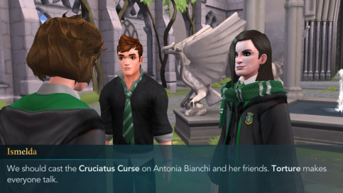 Ismelda: such an edgelord that even Merula Snyde says she has issues