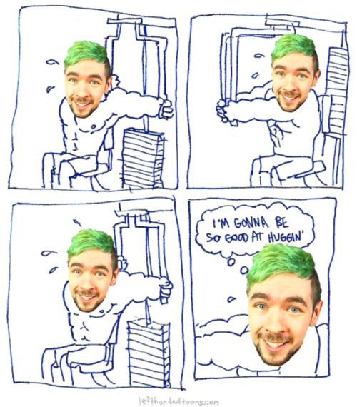 therealjacksepticeye: daxiia: I’m convinced this is the only way @therealjacksepticeye exercis