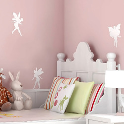 jetsetter-life:  Removable Fairy Elfin Wall Sticker Fairy Decor Wallpaper DIY Home Decoration for Bedroom Hallway WHITE / BLACK 