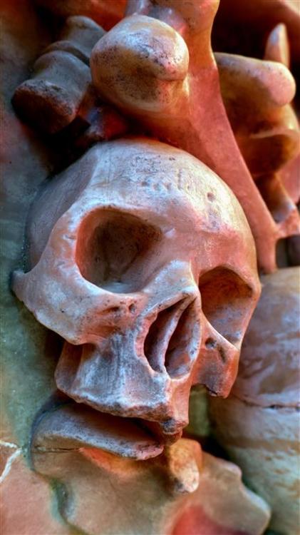 Down among the dead men.From the tomb of Sir Walter Griffith who died in 1487, St. Martin’s Church, 