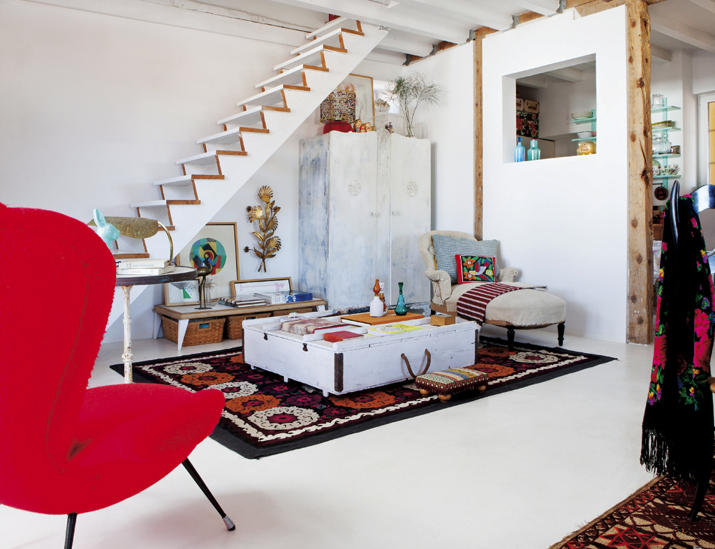 gravity-gravity:  Madrid penthouse via Elle 