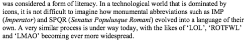 ancient-rome-au:somepoorsod:ancient-rome-au:thornsyblog:Ancient Rome invented chatspeakSpeaking of L