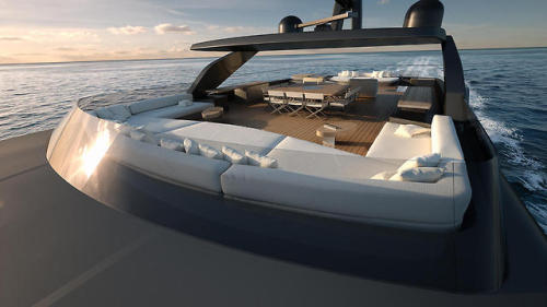 moneyisnobject:Pichiotti PY50 Super Yacht Concept Upper Deck