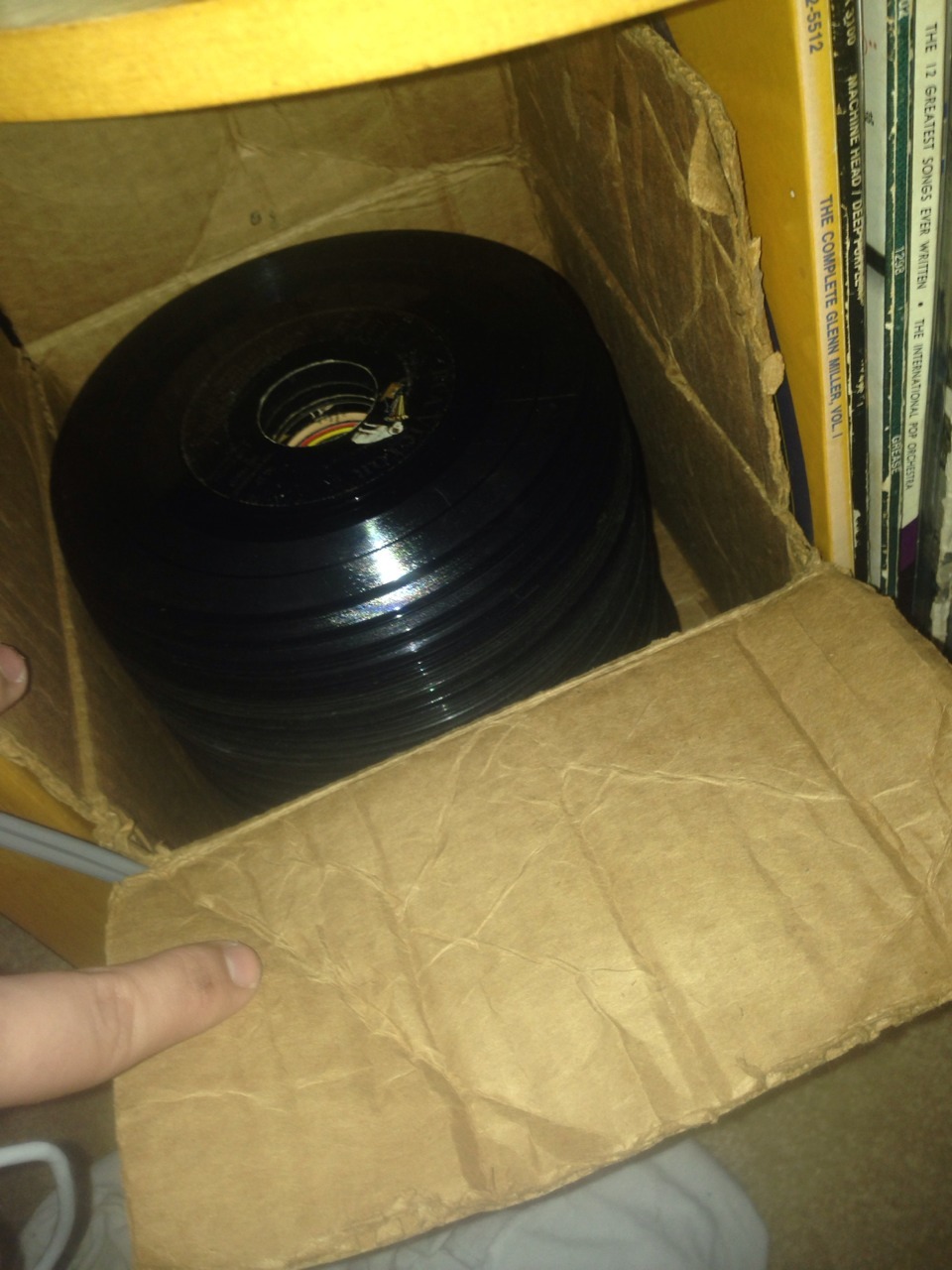 bulbashit:  My music collection as of right now! Consists of audio CDs, 33s, 45s,