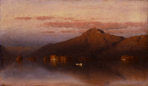 Whiteface Mountain from Lake Placid, Sanford Robinson Gifford, 1866