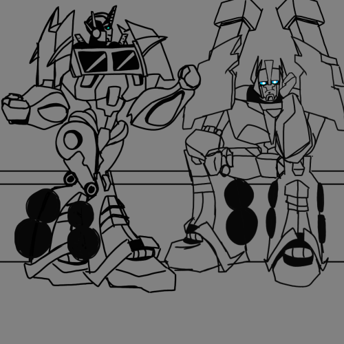 When Ultra Magnus Is Informed That Shockwave's Son Is Coming To The Party, Predaking: