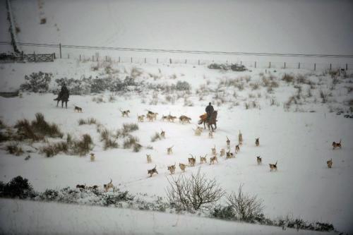 Winter exercise Lauderdale, UK