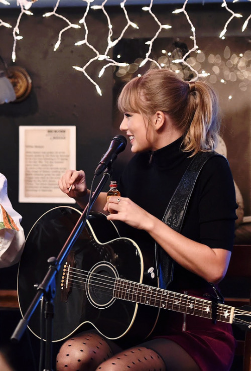 tayloralisonswift: Taylor at the Bluebird Cafe on March 31st, 2018